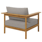 Modway Wren Outdoor Patio Teak Wood Armchair Set of 2