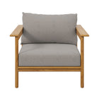 Modway Wren Outdoor Patio Teak Wood Armchair Set of 2