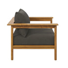 Modway Wren Outdoor Patio Teak Wood Armchair Set of 2
