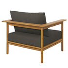Modway Wren Outdoor Patio Teak Wood Armchair Set of 2