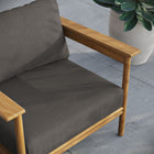 Modway Wren Outdoor Patio Teak Wood Armchair