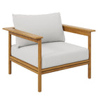 Modway Wren 4-Piece Outdoor Patio Teak Wood Furniture Set