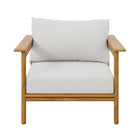 Modway Wren Outdoor Patio Teak Wood Armchair Set of 2