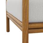 Modway Wren Outdoor Patio Teak Wood Armchair Set of 2