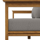 Modway Wren Outdoor Patio Teak Wood Sofa