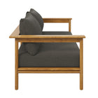 Modway Wren Outdoor Patio Teak Wood Sofa