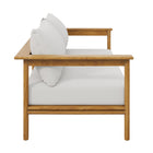 Modway Wren Outdoor Patio Teak Wood Sofa
