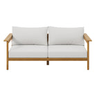 Modway Wren Outdoor Patio Teak Wood Sofa