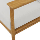 Modway Wren Outdoor Patio Teak Wood Sofa