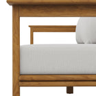 Modway Wren Outdoor Patio Teak Wood Sofa
