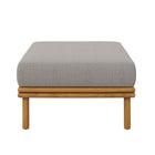 Modway Wren Outdoor Patio Teak Wood Ottoman