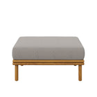 Modway Wren Outdoor Patio Teak Wood Ottoman