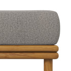 Modway Wren Outdoor Patio Teak Wood Ottoman