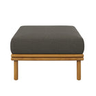 Modway Wren Outdoor Patio Teak Wood Ottoman