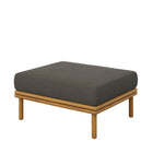 Modway Wren Outdoor Patio Teak Wood Ottoman