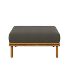 Modway Wren Outdoor Patio Teak Wood Ottoman