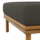 Modway Wren Outdoor Patio Teak Wood Ottoman