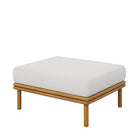 Modway Wren Outdoor Patio Teak Wood Ottoman