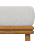 Modway Wren Outdoor Patio Teak Wood Ottoman