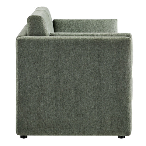 Modway Linden Upholstered Heathered Chenille Sofa  