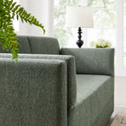 Modway Linden Upholstered Heathered Chenille Sofa
