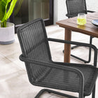Modway Abacus Outdoor Patio Wicker Dining Chairs Set of 2