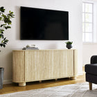 Modway Overture 63" Oval Faux Travertine Sideboard