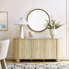 Modway Overture 63" Oval Faux Travertine Sideboard