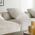 Modway Solace 4-Piece Modular Corduroy Upholstered Sectional Sofa