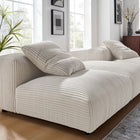 Modway Solace 3-Piece Modular Corduroy Upholstered Sectional Sofa