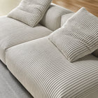 Modway Solace 2-Piece Modular Corduroy Upholstered Sofa