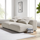 Modway Solace 2-Piece Modular Corduroy Upholstered Sofa