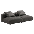 Modway Solace 2-Piece Modular Upholstered Fabric Sofa  