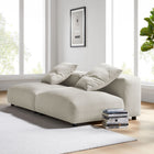 Modway Solace 2-Piece Modular Upholstered Fabric Sofa