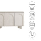 Modway Flux Arched 3-Door Sideboard