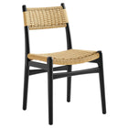 Modway Wynn Rope and Wood Dining Side Chairs Set of 2