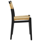 Modway Wynn Rope and Wood Dining Side Chairs Set of 2
