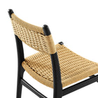 Modway Wynn Rope and Wood Dining Side Chairs Set of 2