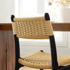 Modway Wynn Rope and Wood Dining Side Chairs Set of 2