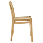Modway Wynn Rope and Wood Dining Side Chairs Set of 2
