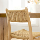 Modway Wynn Rope and Wood Dining Side Chairs Set of 2