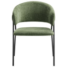 Modway Nella Upholstered Heathered Chenille Dining Chairs Set of 2