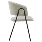 Modway Nella Upholstered Heathered Chenille Dining Chairs Set of 2