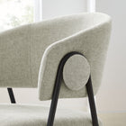 Modway Nella Upholstered Heathered Chenille Dining Chairs Set of 2