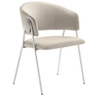 Modway Nella Upholstered Performance Velvet Dining Chair Set of 2