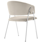 Modway Nella Upholstered Performance Velvet Dining Chair Set of 2