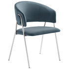 Modway Nella Upholstered Performance Velvet Dining Chair Set of 2