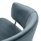 Modway Nella Upholstered Performance Velvet Dining Chair Set of 2