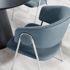 Modway Nella Upholstered Performance Velvet Dining Chair Set of 2