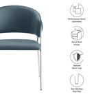 Modway Nella Upholstered Performance Velvet Dining Chair Set of 2